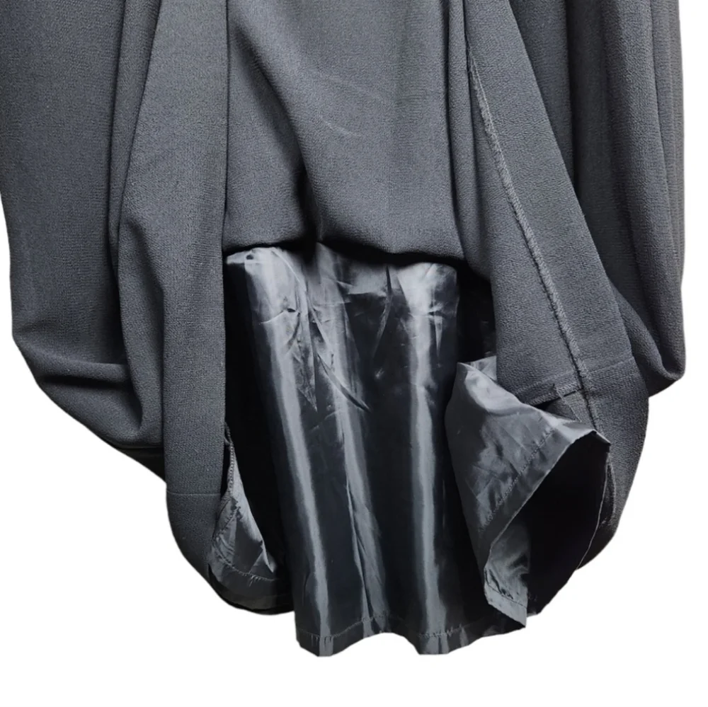 Jessica Howard Vintage Butterfly Embroidery Black Dress Women's Size 10